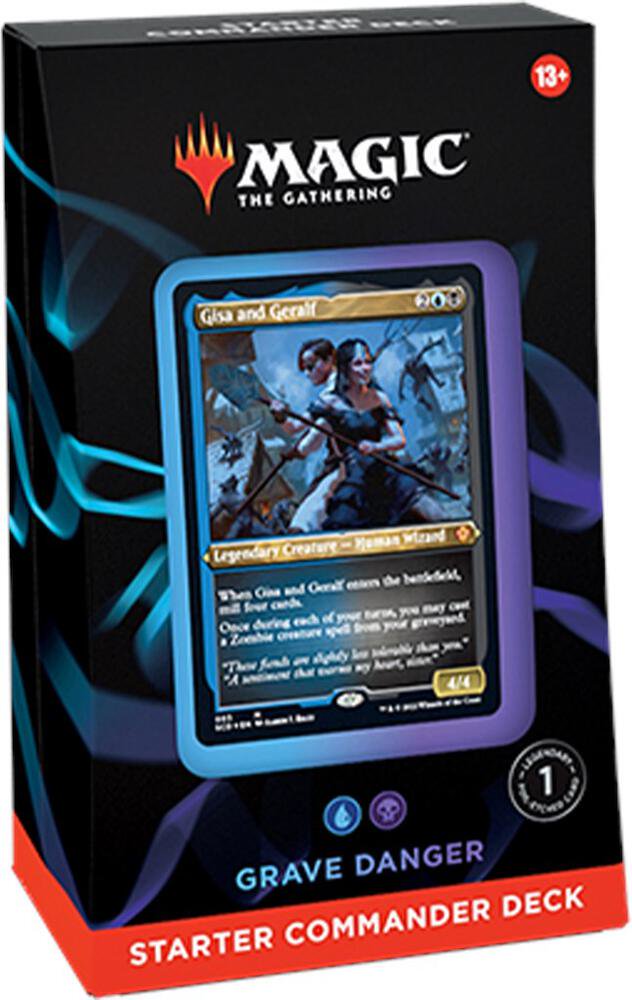 Magic: The Gathering Grave Danger Starter Commander Deck – 100-Card Preconstructed MTG TCG Deck