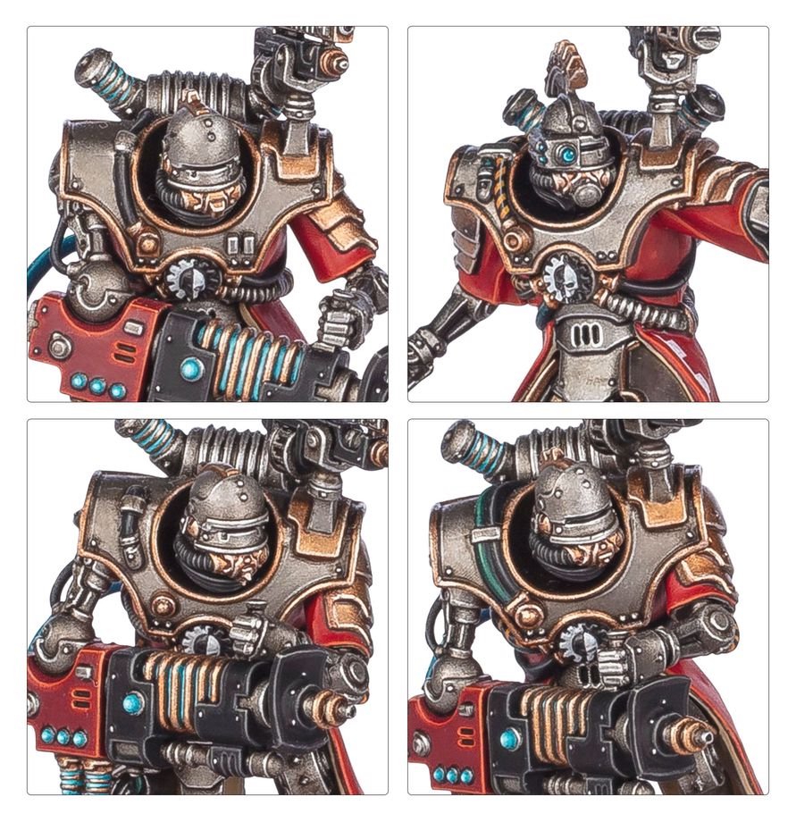 Warhammer 40,000 Adeptus Mechanicus Hastarii – 5 Plastic Miniatures, Build Exterminators or Fusiliers, Adeptus Mechanicus Heavy Weapons Squad for