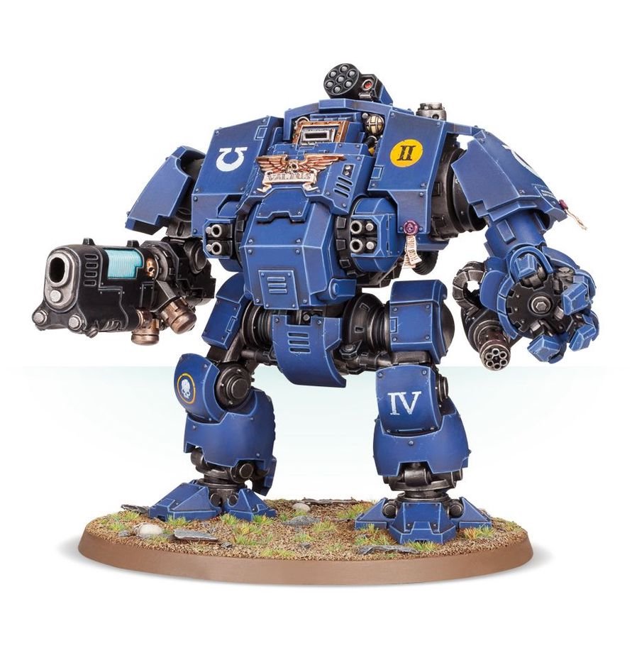 Warhammer 40,000 Space Marines Primaris Redemptor Dreadnought Kit – Multi-Part Plastic Model with Weapons Options, 90mm Base & Transfer Sheet – Highly