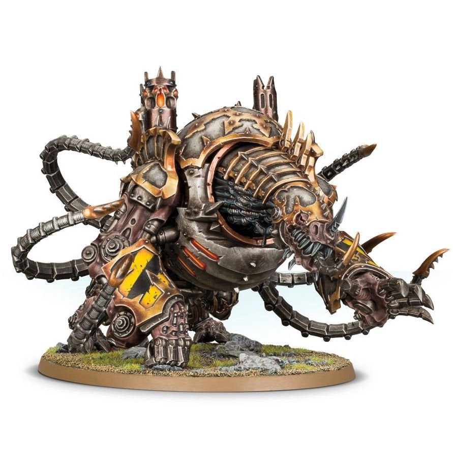 Warhammer 40K Chaos Space Marines Forgefiend Miniature Kit – Buildable Daemon Engine for Chaos Space Marines, World Eaters & Thousand Sons – Plastic