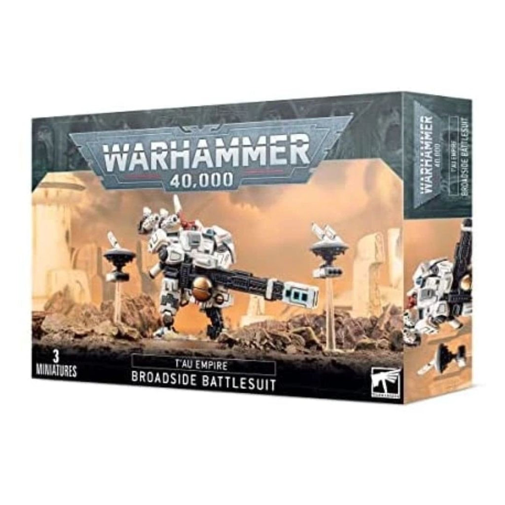 Warhammer 40K T'au Empire: Broadside Battlesuit - 3 Miniatures