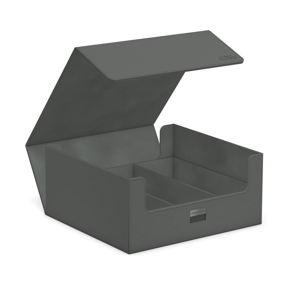 Ultimate Guard Treasurehive 90+ Card Storage Case – Grey | TCG Deck Box Organizer