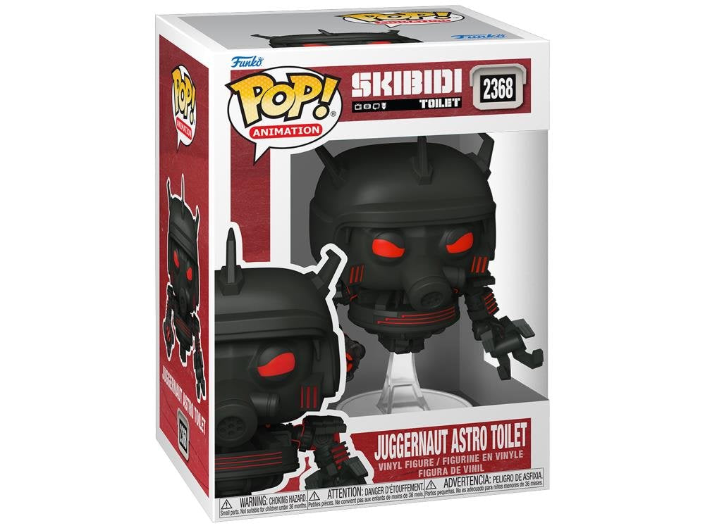 Juggernaut Astro Toilet #2368 Funko Pop! Animation Skibidi Toilet - Approx. 4 1/2" Collectible Vinyl Figure Bundled with Display Box Protector Case
