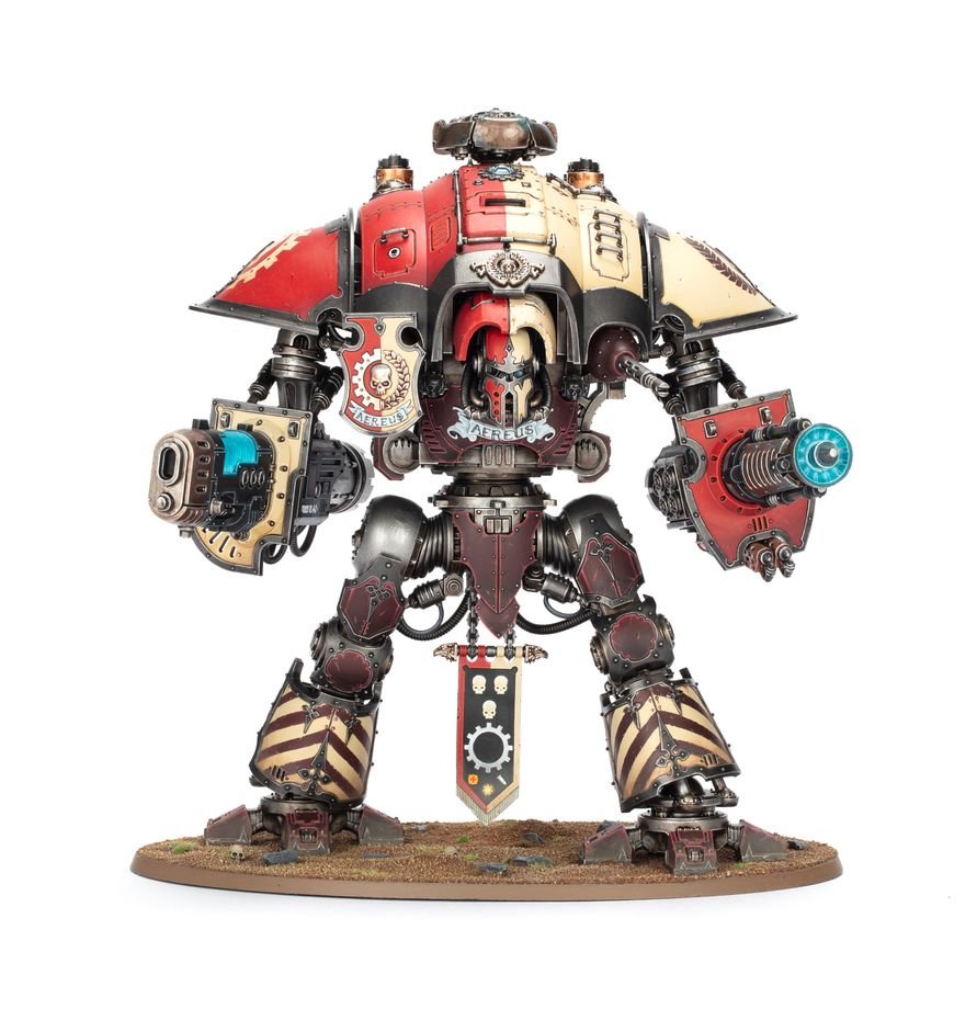 Warhammer 40K Imperial Knights Knight Questoris Model Kit – Multipart Plastic War Machine Figure with 6 Build Configurations for Warhammer 40,000