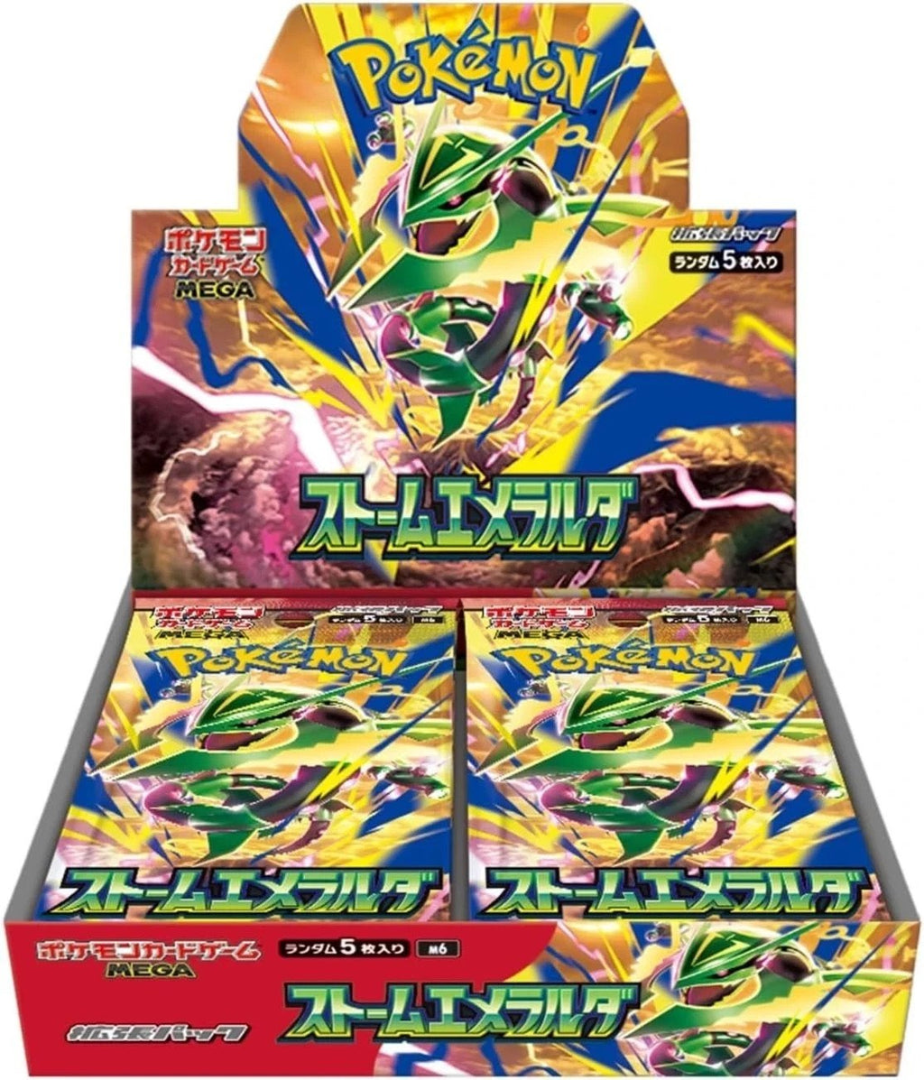 Pokemon Card Game Storm Emeralda Booster Box Japanese Version with Shrink