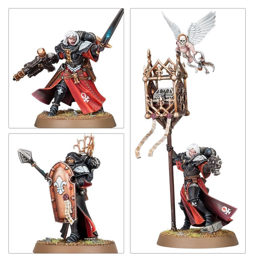 Warhammer 40K Combat Patrol Adepta Sororitas Army Set – 27 Multipart Plastic Miniatures, Sisters of Battle Warhammer 40,000 Starter & Expansion Box
