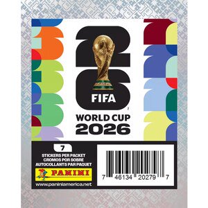 Panini FIFA World Cup 2026 Sticker Pack Single Pack, Official Soccer Collectible Stickers for Album, Trading & Sports Memorabilia, World Cup Stickers