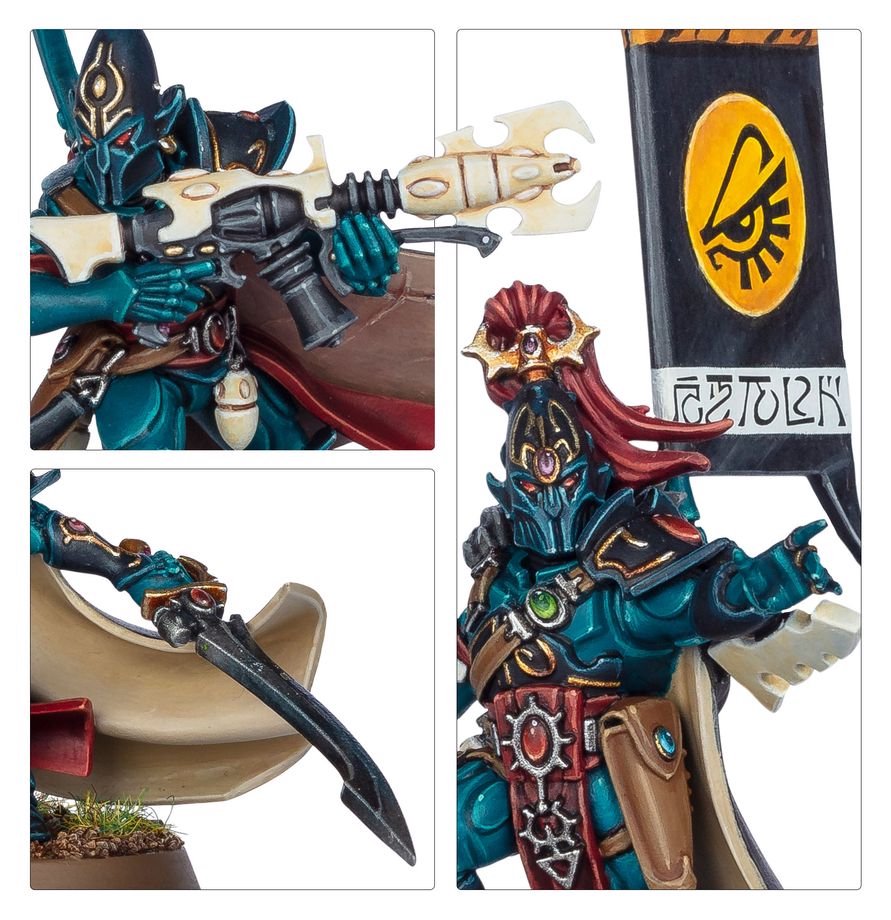 Warhammer 40,000 Aeldari Corsair Voidreavers – 10 Plastic Miniatures for Warhammer 40K, Elite Aeldari Infantry with Melee & Ranged Build Options