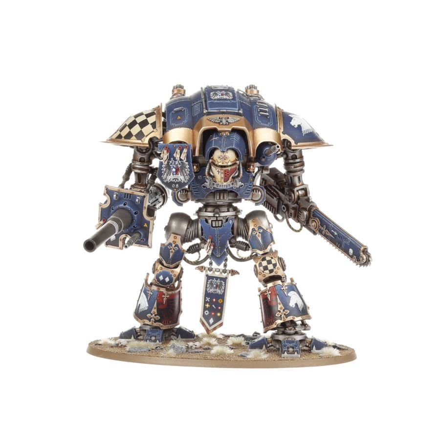Warhammer 40K Imperial Knights Knight Questoris Model Kit – Multipart Plastic War Machine Figure with 6 Build Configurations for Warhammer 40,000