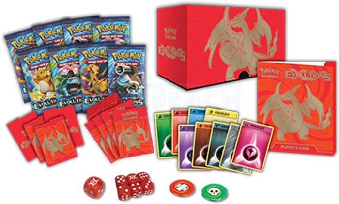 Pokemon TCG XY Evolutions Charizard Elite Trainer Box | Collectible Pokemon Card Game Set