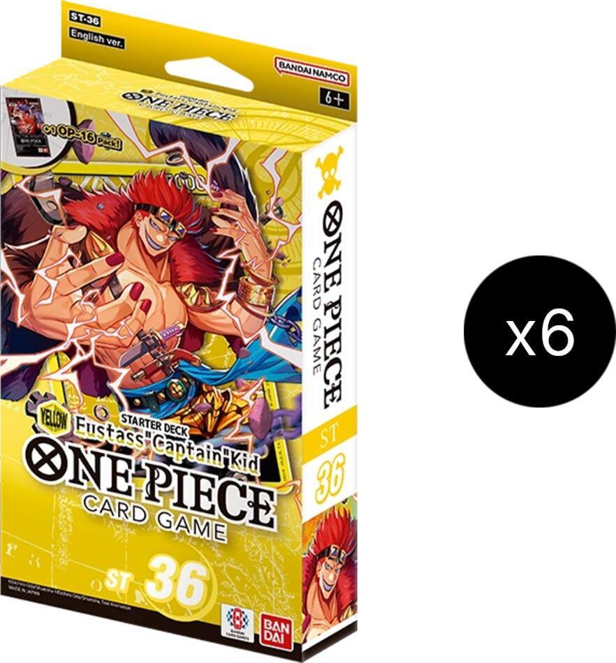 ONE PIECE Card Game ST-36 Yellow Eustass "Captain" Kid Starter Deck Case