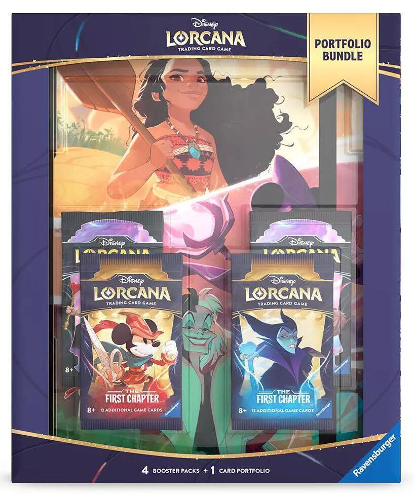 Lorcana TCG Portfolio Bundle The First Chapter Card Storage Set