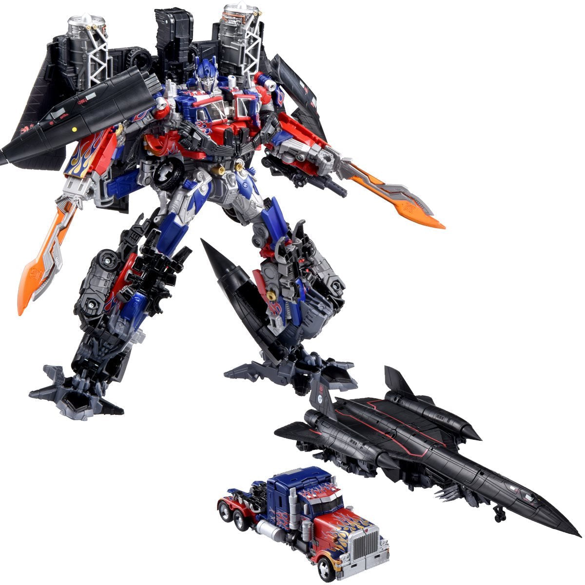 Transformers Dramatic Capture Series Jetfire Combine Optimus Prime Set – Hasbro 2-Pack Action Figures, Movie-Inspired Collectibles, Converting Robot &