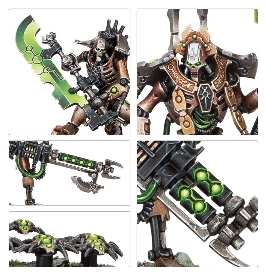 Warhammer 40K Combat Patrol Necrons Army Box Set – Games Workshop Warhammer 40,000 Miniatures Kit Featuring Necron Warriors, Canoptek Constructs &
