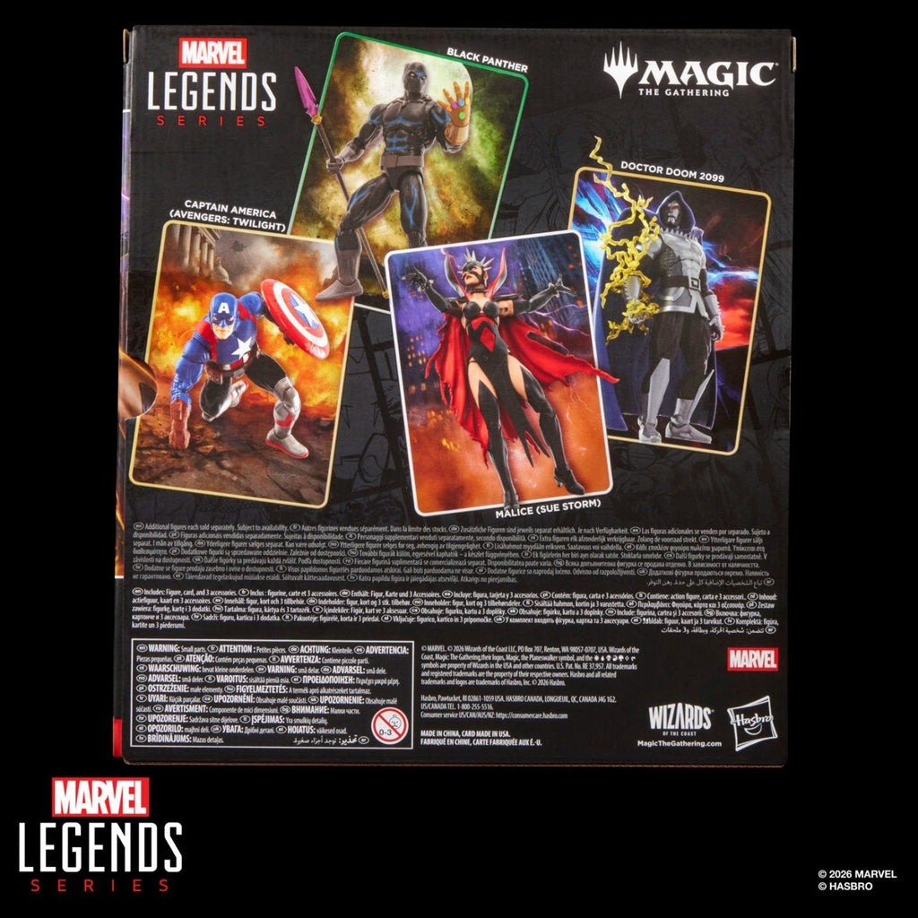 Magic: The Gathering Marvel Super Heroes Malice Sue Storm 6-Inch Action Figure with Exclusive Foil Trading Card, Marvel Legends Collectible Figure