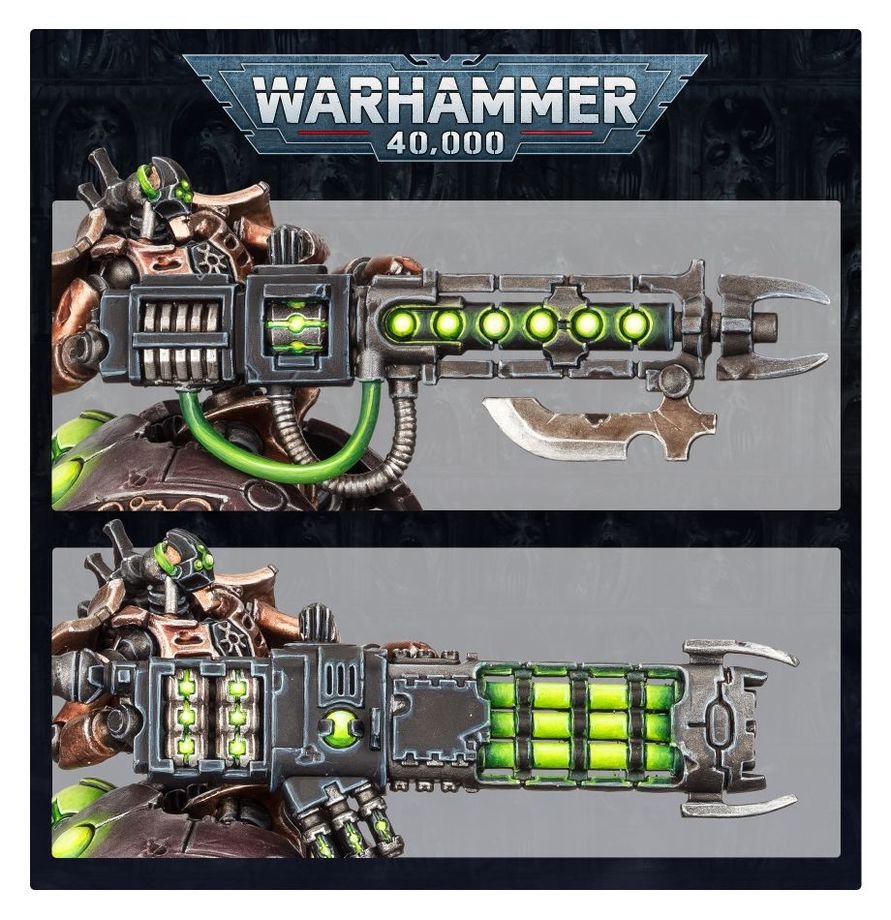Warhammer 40,000 Necrons Lokhust Heavy Destroyer Push-Fit Miniature Model Kit with Gauss Destructor or Enmitic Exterminator, 60mm Base, Warhammer 40K