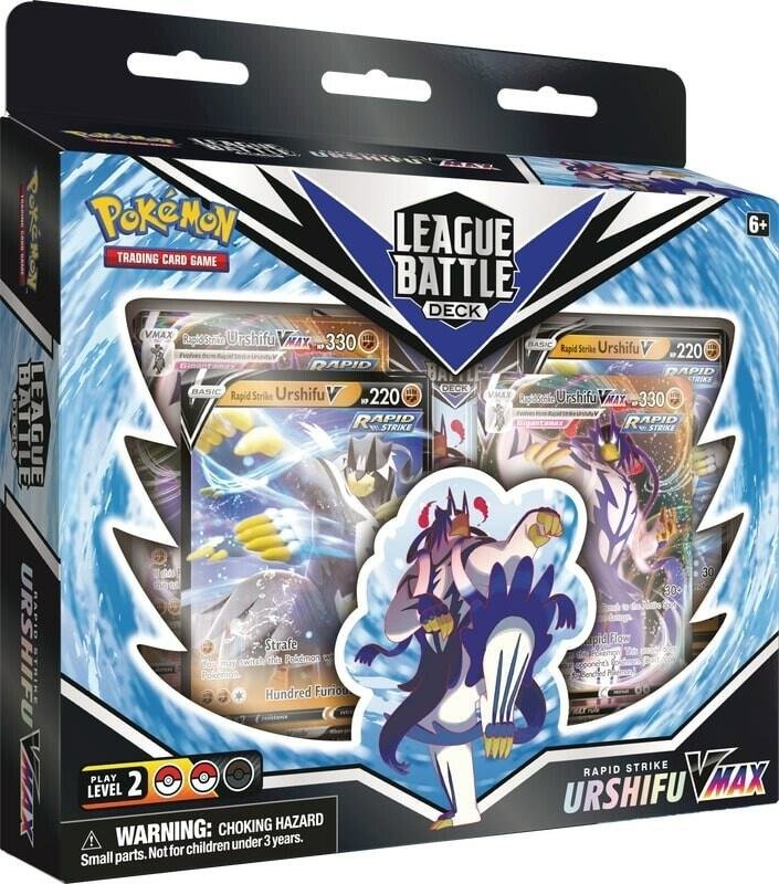 Pokemon TCG League Battle Deck Rapid Strike Urshifu VMAX 60-Card Ready-to-Play Game Deck