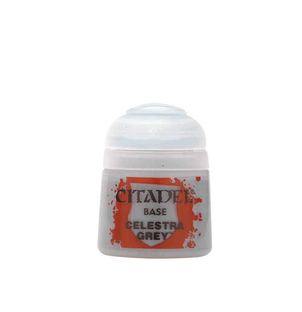 Warhammer Citadel Base Celestra Grey Paint Bottle 12ml