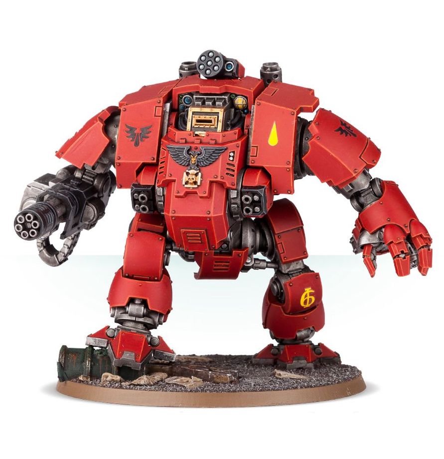 Warhammer 40,000 Space Marines Primaris Redemptor Dreadnought Kit – Multi-Part Plastic Model with Weapons Options, 90mm Base & Transfer Sheet – Highly